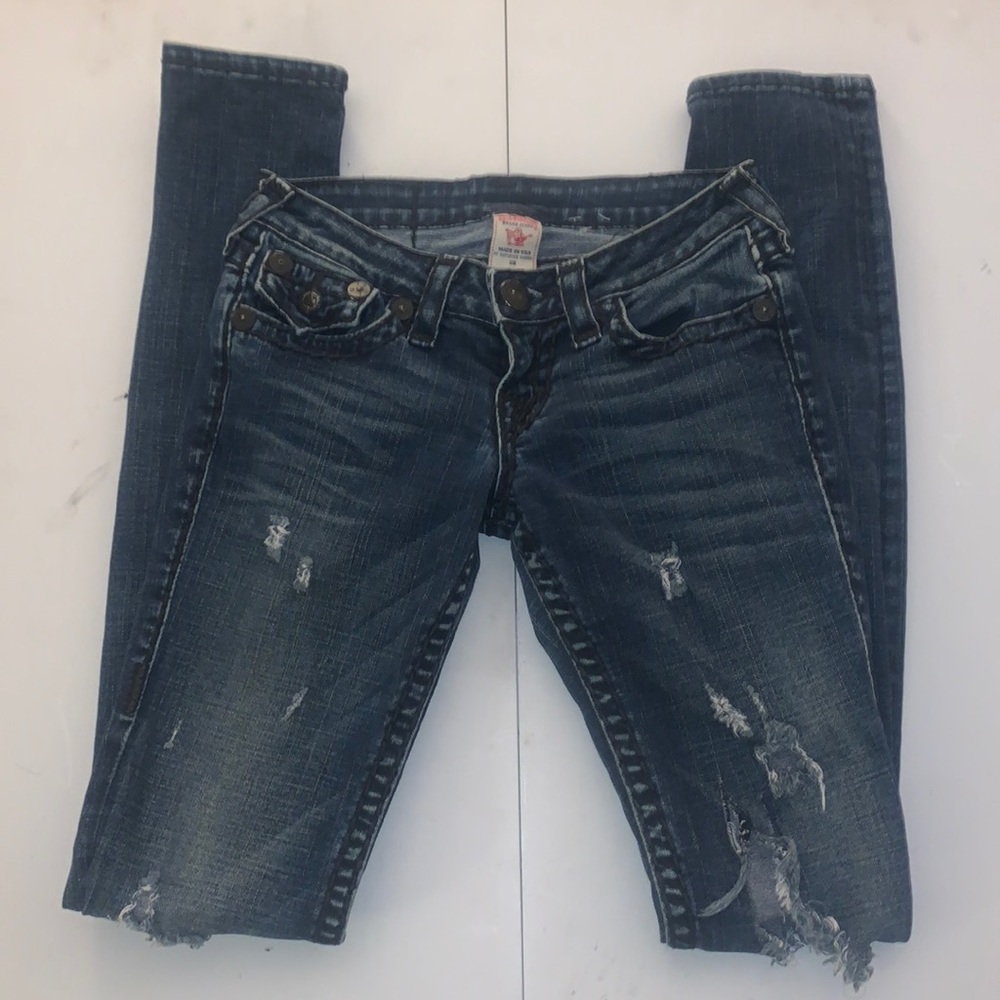Women’s True Religion Jeans Julie Super T Skinny Size 26
